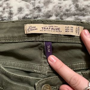 Zara Pants - Army green ZARA pants Zara Pants - Army green ZARA pants